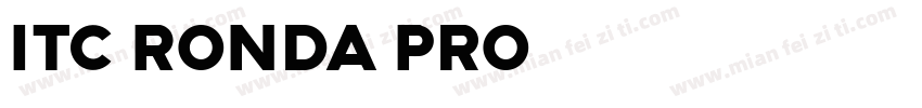 ITC Ronda Pro字体转换